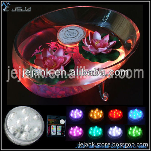 Christmas led submersible lights under water